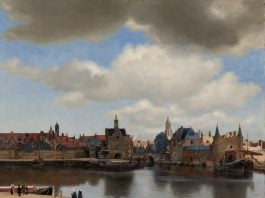 "Vista de Delft", de Vermeer, uno de los cuadros presentes en esta exposición.