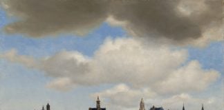 "Vista de Delft", de Vermeer, uno de los cuadros presentes en esta exposición.