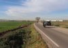 Parte de los terrenos que pasan de rústico a industrial entre Cabanillas del Campo y Alovera.