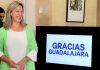 Guarinos, tras conocer la derrota del PSOE y su próximo futuro como previsible nueva alcaldesa de Guadalajara.